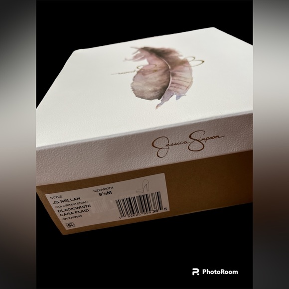 Jessica Simpson Cara Plaid heels NWT! New in box! - Picture 8 of 9